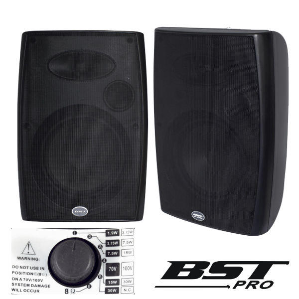 CONJUNTO 2 COLUNAS 8 OHM 100V 40W 6.5