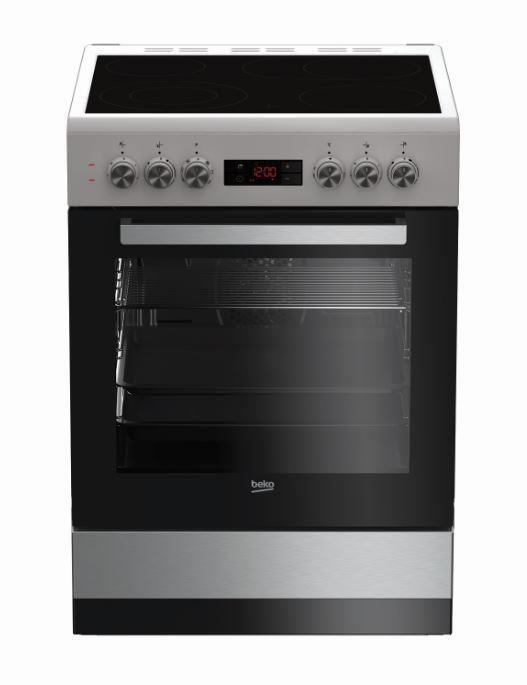 Fogão Vitrocerâmico Beko FSM 67320 GXS Inox
