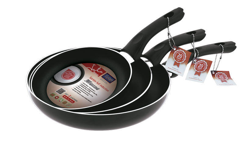Kit 3 Frigideiras Jata SET S1