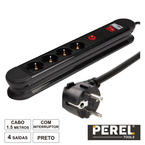 ORBEGOZO POWER STRIP EN-3000 3 TOMADAS + 3 USB
