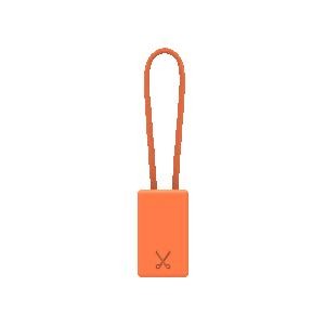 Keychain Lightning Cable 20cm (orange)