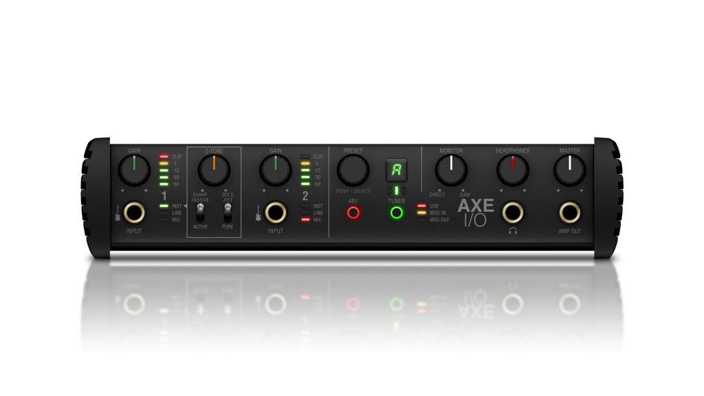 AXE I/O professional 2in/5out audio interface guitar tone shaping
