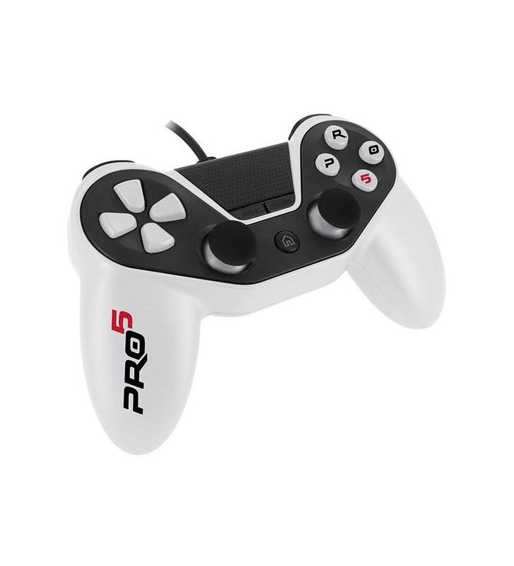 Pro5 Black & White Controller Subsonic | PS4 | Novo